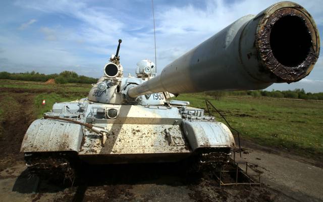 躯干,坦克,T-55,苏联,平均,桶