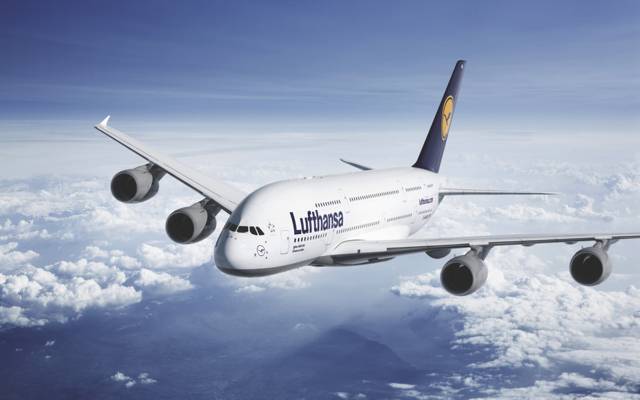 汉莎航空,客运,空中客车,天空,A380,飞机,云,班轮,高度,星空联盟,汉莎航空
