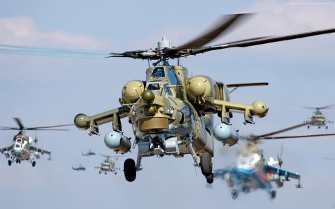 Mi-28,攻击直升机,俄罗斯陆军（水平）