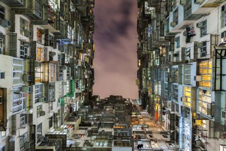 国家地理,生活在一个盒子里,公寓,单位,香港（卧式）