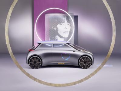 Mini Vision Next 100,未来汽车,未来主义,银色（水平）