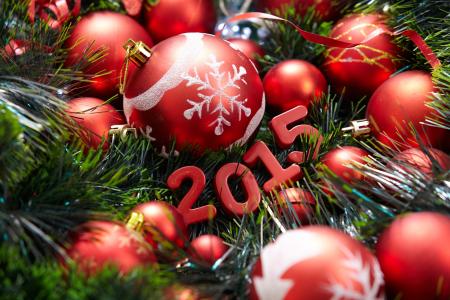 新的一年,2015年,枞树,饰品,玩具,球（水平）
