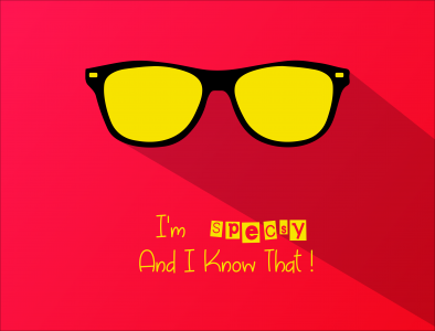 Specsy,红色背景,版式,高清,4 k