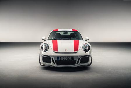 保时捷911 R（991）,日内瓦车展2016,跑车,白色（水平）