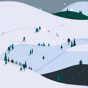 Android,5k,4k,高清壁纸,冬天,雪,山（水平）