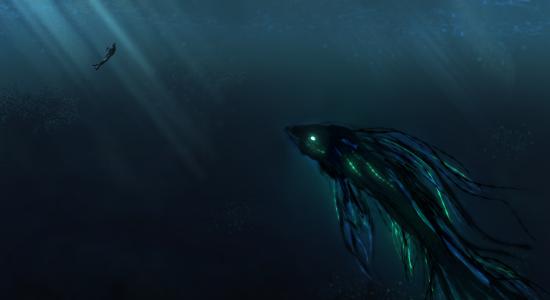 深海,水肺潜水,巨人,HD,4K