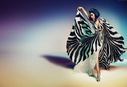 Nicki Minaj,Onika Tanya Maraj,说唱歌手,作家,歌手,女演员,艺术家,音乐,裙子,黑发,舞蹈（水平）
