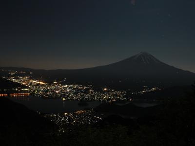 富士山, 山, 山梨县, 富士三, 世界文化遗产, 夜景