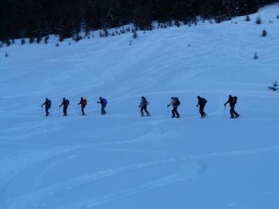 越野滑雪, 冬日的远行, 徒步旅行, 冬天, 感冒, 运行, 上升