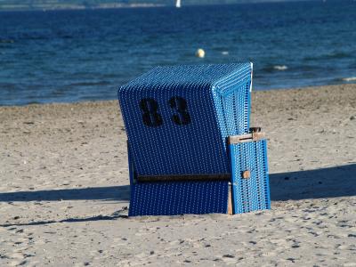 沙滩椅, 海滩, 波罗地海, 海, 海岸, 沙子, 海岸线
