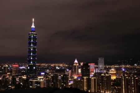 夜景, 台北101, 城市印章