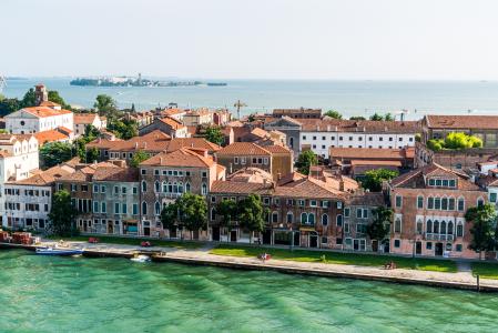 威尼斯, 邮轮, 地中海, 建筑, 意大利, 旅行, 水