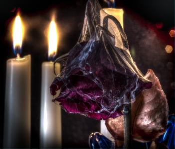 令人毛骨悚然, 蜡烛, 万圣节, 可怕, 黑暗, 幽灵, 上升