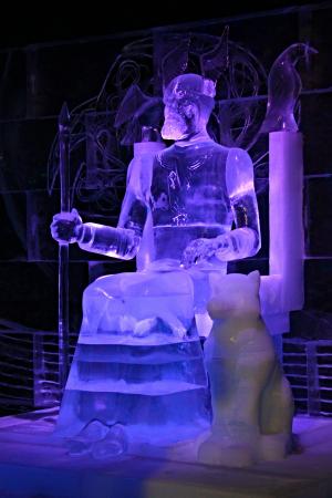 冰雕, 艺术, 冰世界, 展览