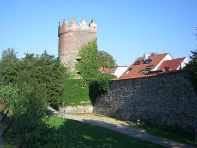 城墙, ravensburg, 市中心, 中世纪, 堡垒