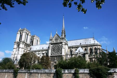 巴黎圣母院, 大教堂, 巴黎, 建筑, 教会, 著名的地方, 欧洲