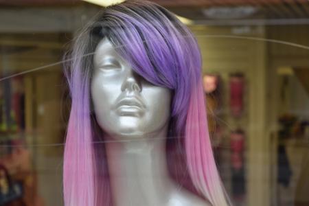哥德堡, 女人, 头发, 的渴望, manekin, 紫色头发, 粉红色的头发