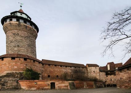 纽伦堡, 城堡, 皇家城堡, 中世纪, 塔, 城堡的墙壁