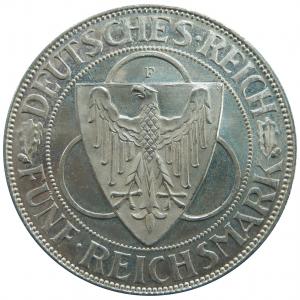 reichsmark, rhinelands 结算, 魏玛共和国, 硬币, 钱, 钱币, 货币