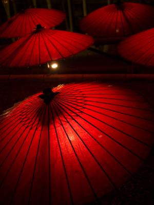 日本雨伞, 雨伞, 日本风格, k, 山城, 温泉, 日本