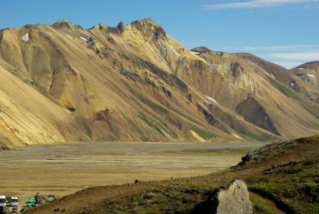 冰岛, landmannalaugar, 火山作用, 徒步旅行, 山, 自然, 景观