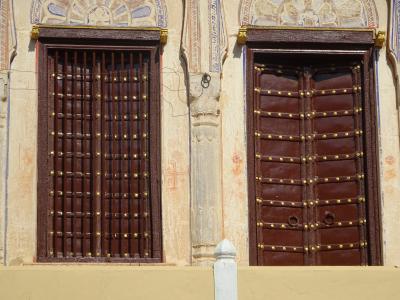 门, 门, 宫, 拉贾斯坦邦, 印度, 棕色, 从历史上看
