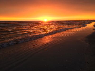 日落, 西海岸, 美国