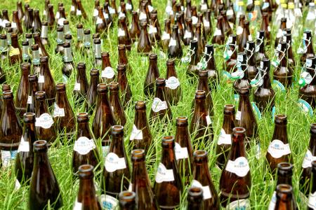 啤酒瓶, 瓶, 啤酒, 饮料, 棕色, 瓶颈, 玻璃瓶