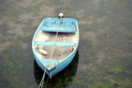 小船, 水, 浏览, 捕鱼, 蓝色, 湖, 运输