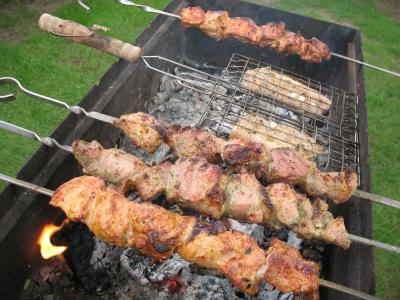 烧烤, 烧烤, 肉, 野餐, 猪肉, 南斯拉夫联盟共和国