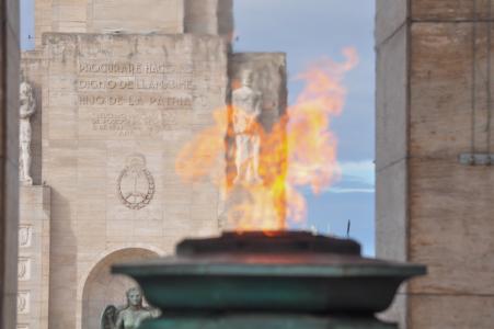 罗萨里奥, 圣菲, 阿根廷, 纪念碑, 国旗, 消防
