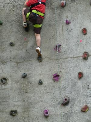 爬上, 攀岩墙, 体育, 运动, 休闲, 健身, 行动
