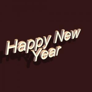 字体, 刻字, 新年快乐, 新的一年的一天, 年的轮, 新年除夕, 新的开始