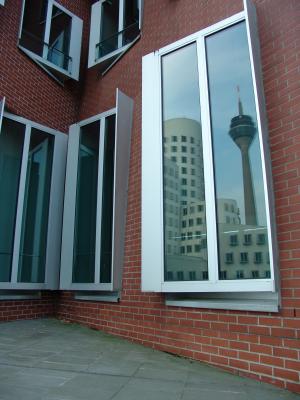 立面, 玻璃幕墙, 摩天大楼, 镜像, 玻璃, 玻璃窗口, 光盘