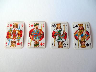 卡, 玩纸牌, ace, 石壁, 心, skat, 钻石