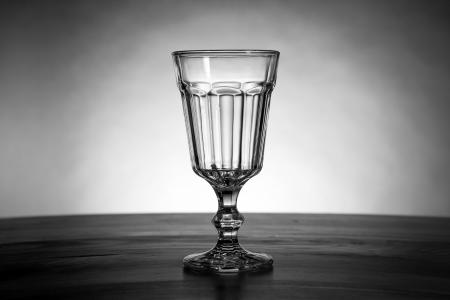 玻璃, 杯, 饮料, 葡萄酒杯, 黑色和白色, 静物, 厨房
