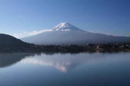 反思, 富士, 日本, 山, 湖, 旅行, 具有里程碑意义
