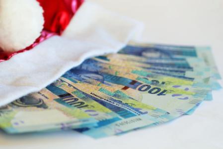 圣诞钱, 钱, 计费, 酬金, 圣诞老人, 礼品, 购物