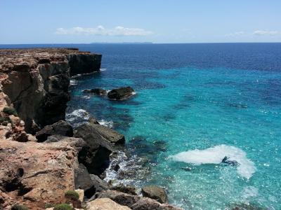 马略卡岛, 卡拉, 蓝色的水, 海滩, 海, 悬崖, 自然