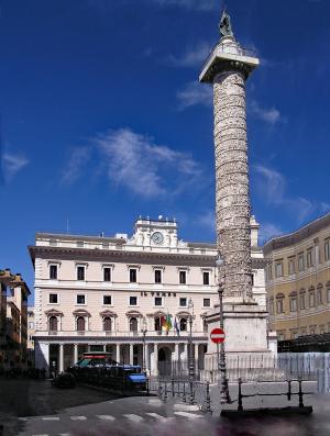 标志-斯坦因-支柱, 科隆广场, 马库斯支柱, 罗马, 意大利, 欧洲, 古代