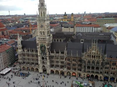 慕尼黑, 大会堂, 玛利亚广场, 巴伐利亚, 建筑, 欧洲, 著名的地方
