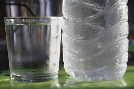 冷水, 瓶, 玻璃