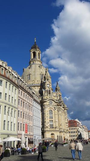 德累斯顿, 圣母教堂, 市场, 旧城, 建设, 教会, 建筑