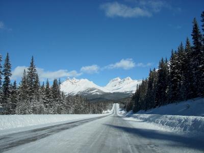 冰原, 雪, 风景名胜, 山, 艾伯塔省, 加拿大, 景观