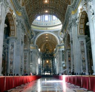梵蒂冈, 圣彼得大教堂, 罗马, 大教堂, 教会, 建筑, 和