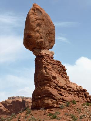 岩石, 犹他州, 美国, 平衡, 平衡岩石, 自然, 岩石-对象