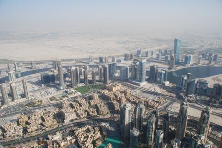 迪拜, 空中拍摄的照片, 摩天大楼, 摩天大楼