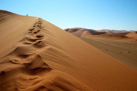 沙丘, 纳米比亚, 苏斯, 大妈妈, 沙子, 自然, 景观