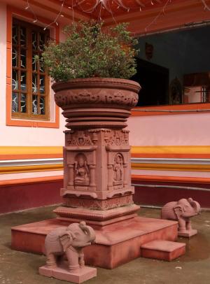 图拉西 chaura, 圣洁罗勒, 讲台, 靖国神社, 宗教, 果阿, 印度