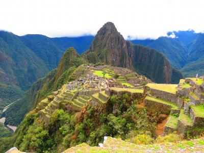 马丘比丘, 山, 秘鲁, 景观, vista